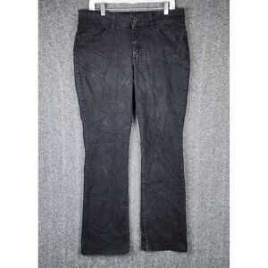 Riders by Lee Jeans Womens 12M Mid Rise Bootcut Black Stretch Denim EUC